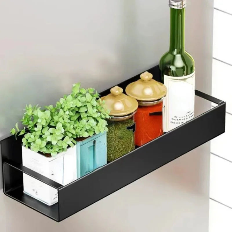 2-Pack Magnetic Storage Racks – Stick-On Shelves for Fridge, Washer & More!