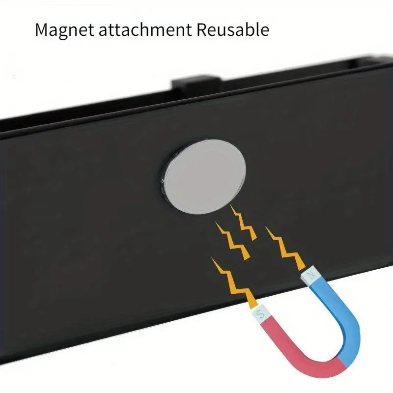 2-Pack Magnetic Storage Racks – Stick-On Shelves for Fridge, Washer & More!