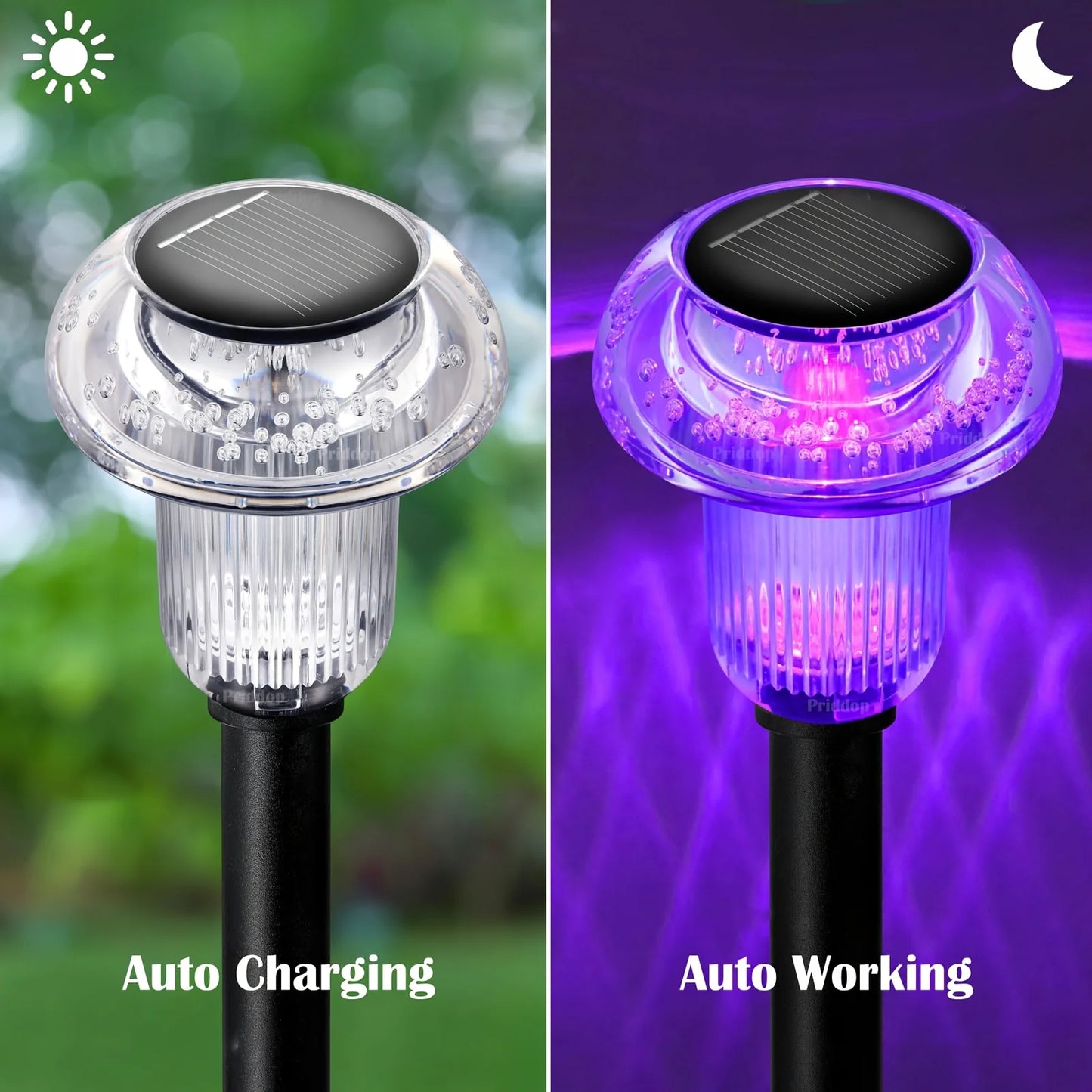 4-Pack Solar Mushroom Path Lights – Vibrant LED Garden Stakes for Walkways, Lawns & Driveways – Outdoor Decorative Landscape Lighting