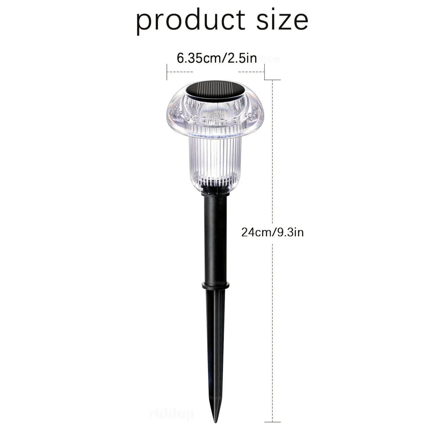 4-Pack Solar Mushroom Path Lights – Vibrant LED Garden Stakes for Walkways, Lawns & Driveways – Outdoor Decorative Landscape Lighting