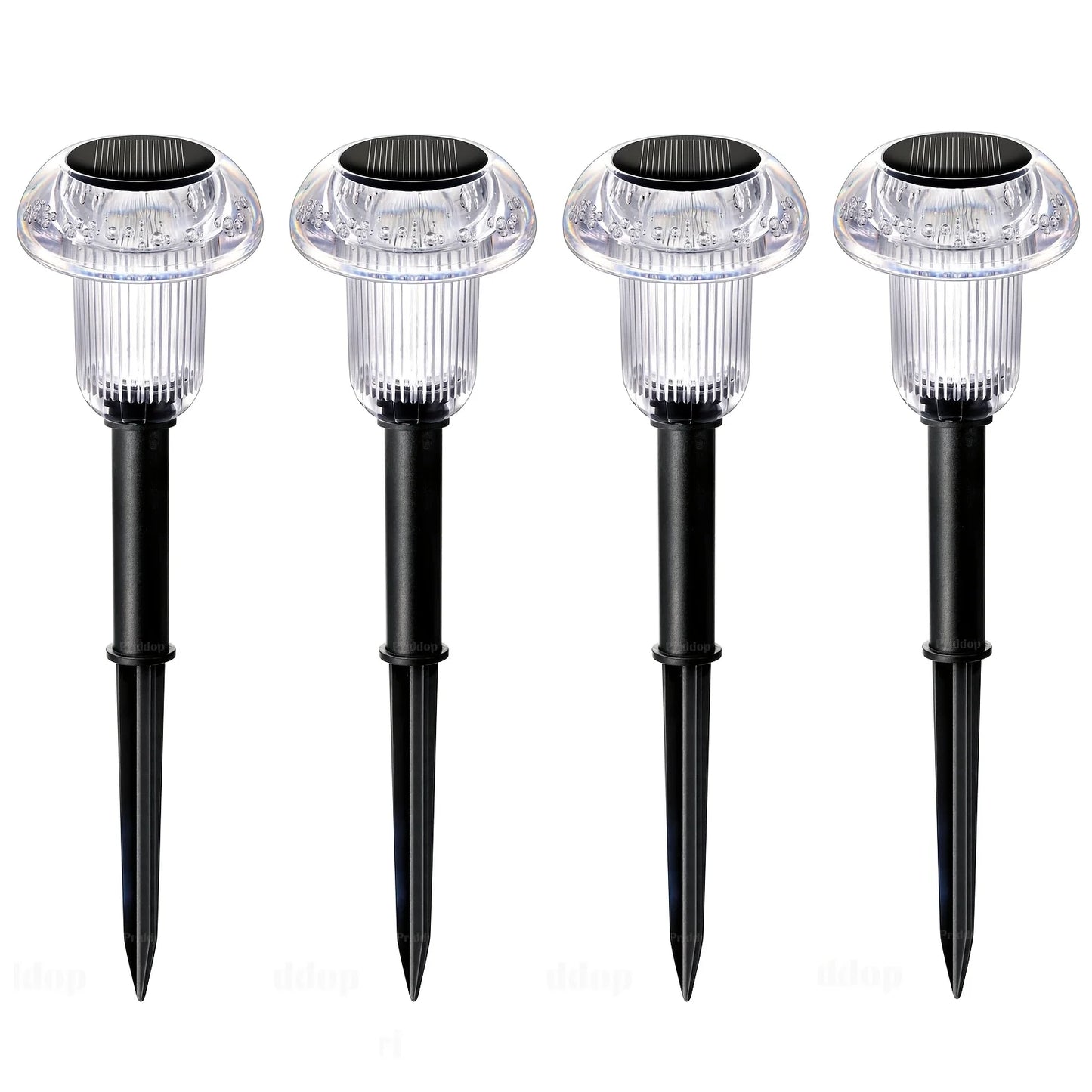 4-Pack Solar Mushroom Path Lights – Vibrant LED Garden Stakes for Walkways, Lawns & Driveways – Outdoor Decorative Landscape Lighting