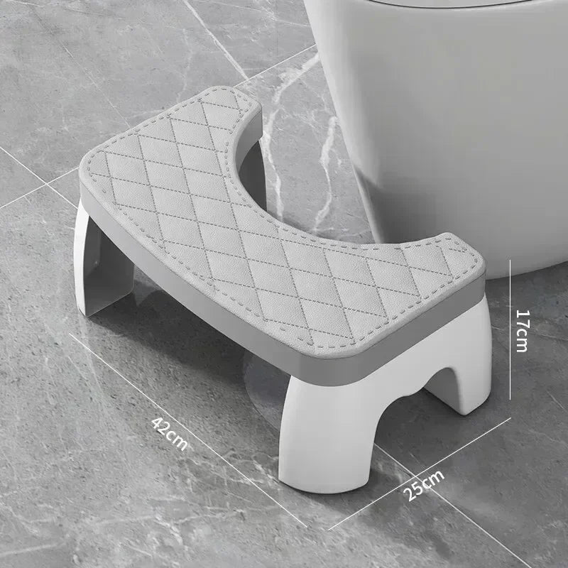 Squat Support Toilet Stool – Waterproof, Family-Friendly Comfort for Kids, Adults & Seniors!
