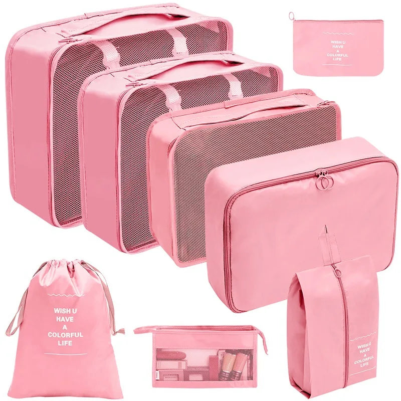 Ultimate 7-10 PCS Travel Packing Cube Set – Organize Your Luggage Like a Pro!