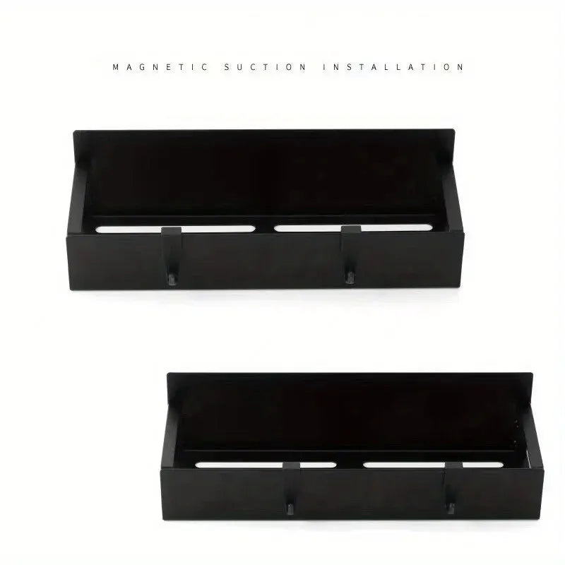 2-Pack Magnetic Storage Racks – Stick-On Shelves for Fridge, Washer & More!