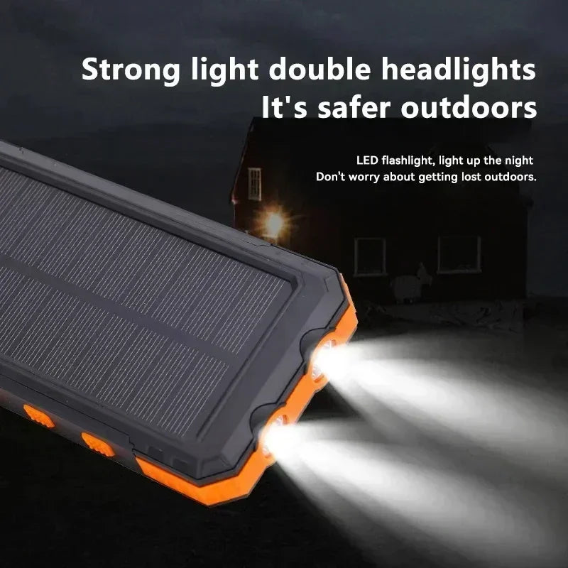 200,000mAh Solar Power Bank – Ultra Fast Charging Portable Battery for Outdoor Adventure & All Devices