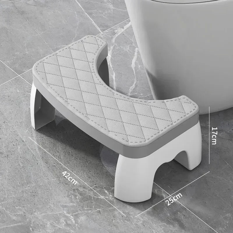 Squat Support Toilet Stool – Waterproof, Family-Friendly Comfort for Kids, Adults & Seniors!