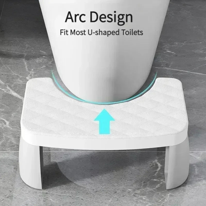 Squat Support Toilet Stool – Waterproof, Family-Friendly Comfort for Kids, Adults & Seniors!