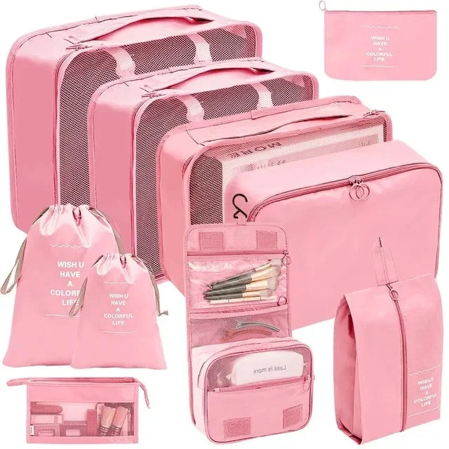 Ultimate 7-10 PCS Travel Packing Cube Set – Organize Your Luggage Like a Pro!
