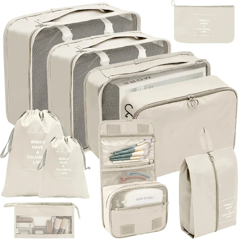 Ultimate 7-10 PCS Travel Packing Cube Set – Organize Your Luggage Like a Pro!