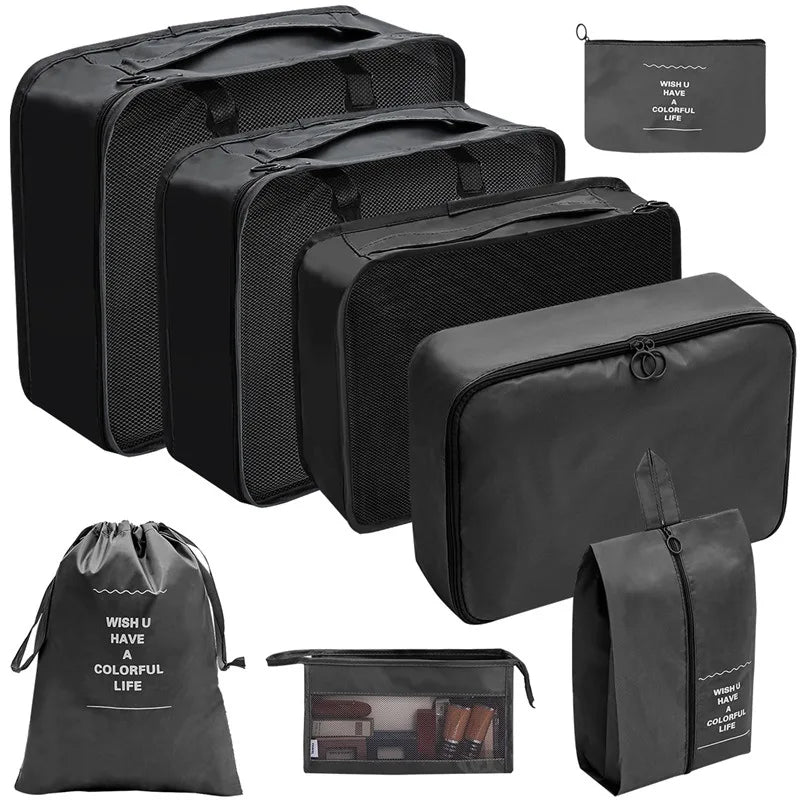Ultimate 7-10 PCS Travel Packing Cube Set – Organize Your Luggage Like a Pro!