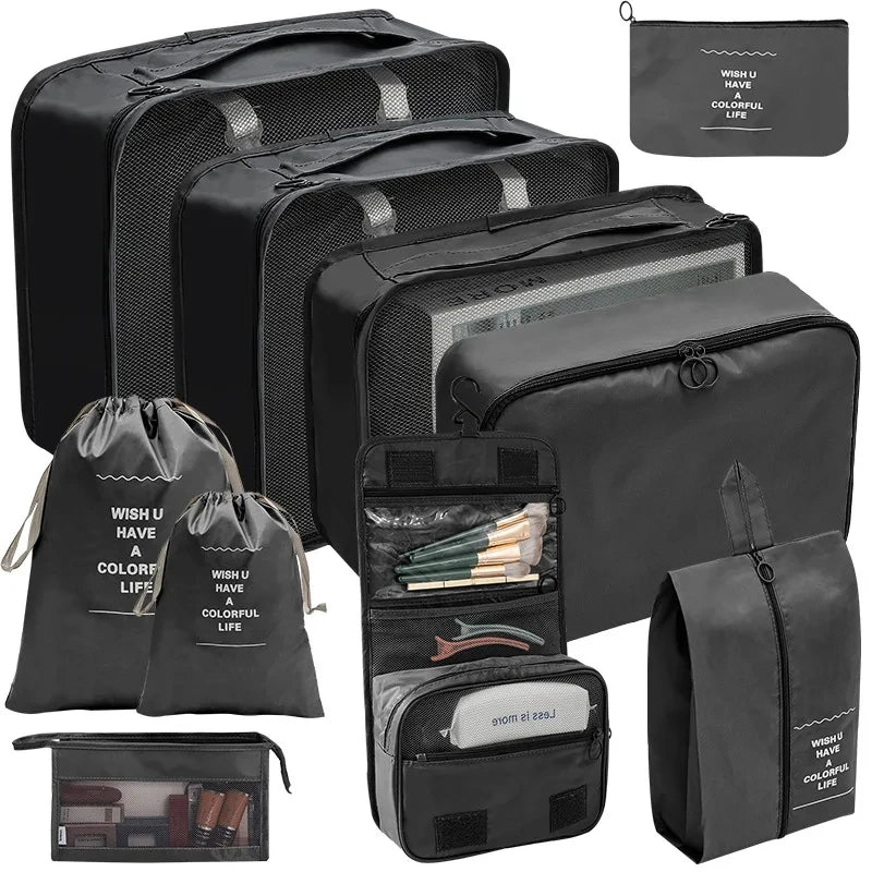 Ultimate 7-10 PCS Travel Packing Cube Set – Organize Your Luggage Like a Pro!