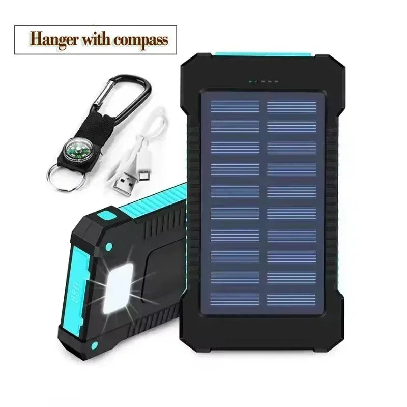 200,000mAh Solar Power Bank – Ultra Fast Charging Portable Battery for Outdoor Adventure & All Devices