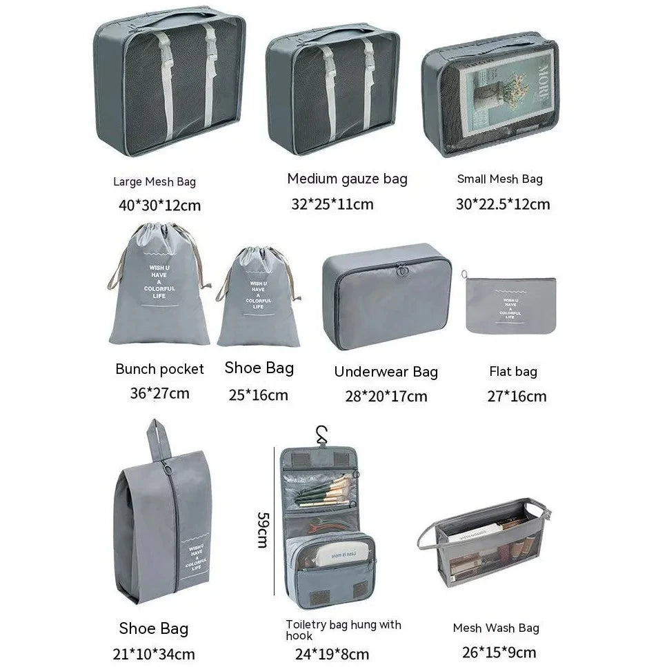 Ultimate 7-10 PCS Travel Packing Cube Set – Organize Your Luggage Like a Pro!